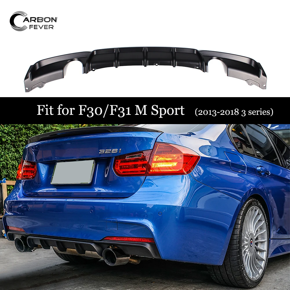 

ABS Matte Black Rear Bumper For BMW F30 F31 Sport Models 2012+ 316i 318i 320i 328i 330i 335i 340i Back Bumpers Diffuser Lip
