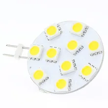 G4 10LED diodo emissor de luz SMD 5050 V 24 12V 220LM 2W Branco Rodada Placa Sob o Armário luz marinha luz 24V 12V Projeto levou 20 pçs/lote
