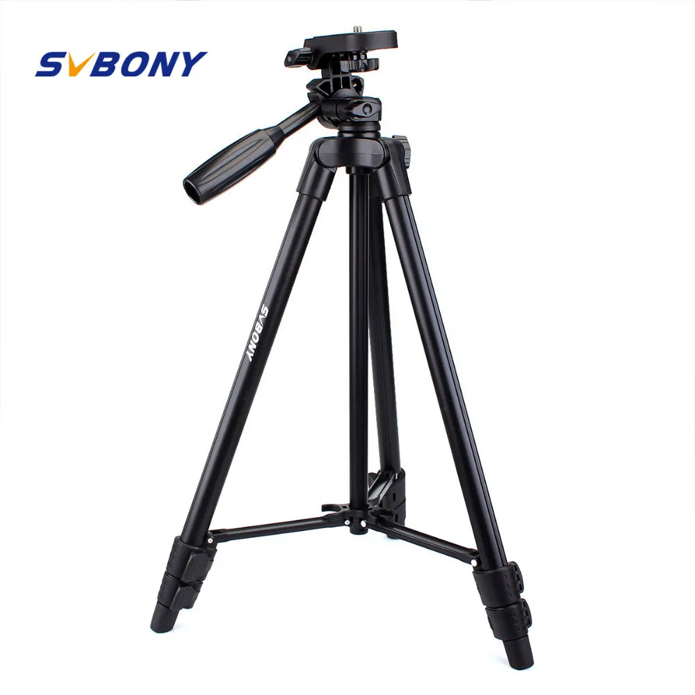 SvBony Portable Tripod For SLR Camera Tripod Ball Head Monopod Changeable Load Bearing 10KG Aluminum 49