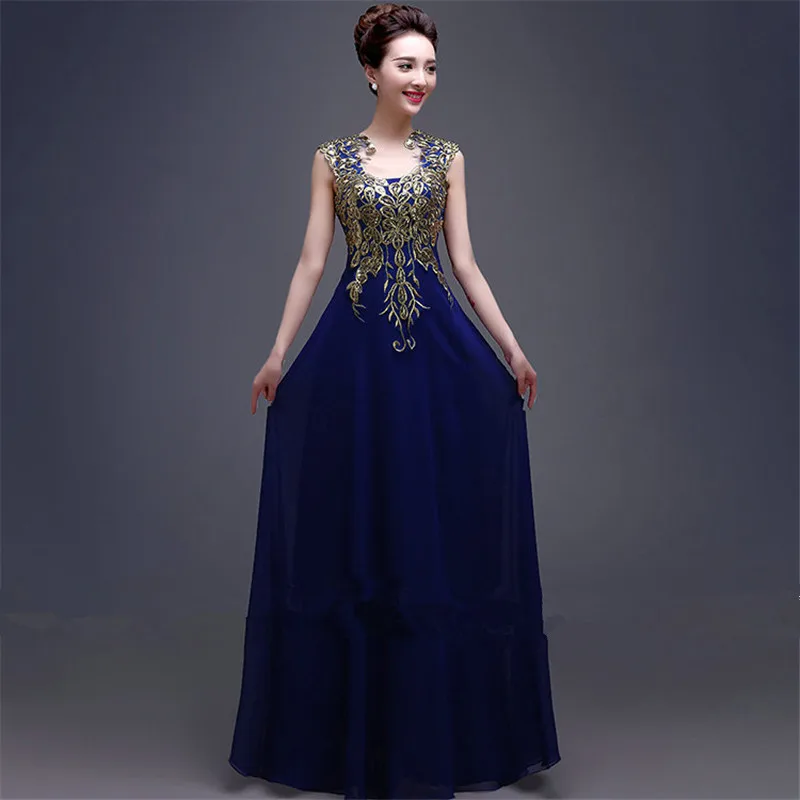 Вечерние платья vestidos de novia свадебное платье abendkleider вечернее платье платья для выпускного вечера vestidos de festa TK423 - Цвет: Royal