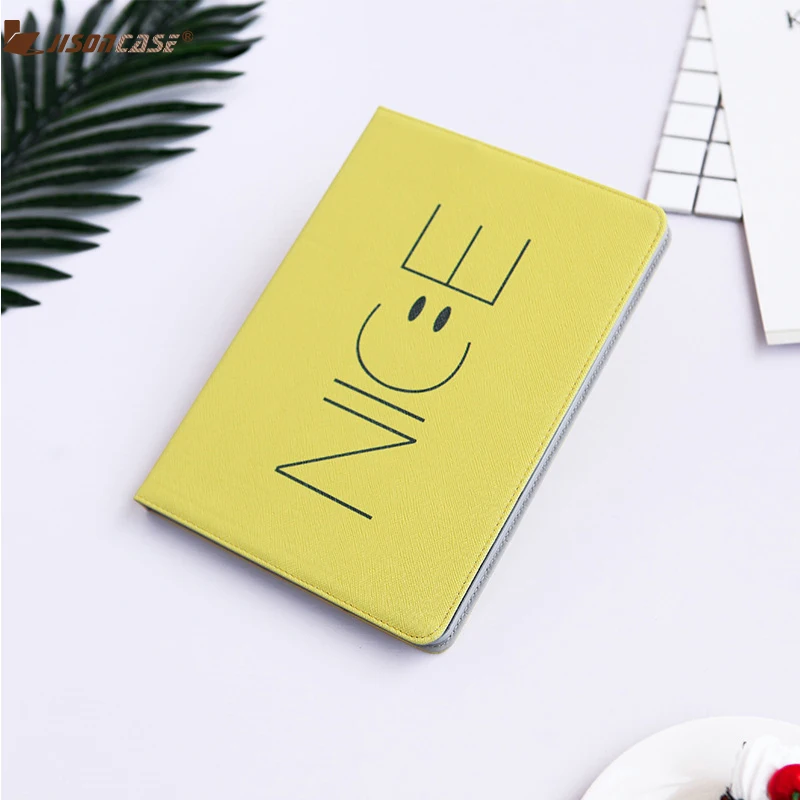 Jisoncase Tablets Ultra-thin Case For iPad Pro 9.7 inch Cartoon Protective Skin Stand Folding PU Leather Flip Cover Pouch 9.7'' |