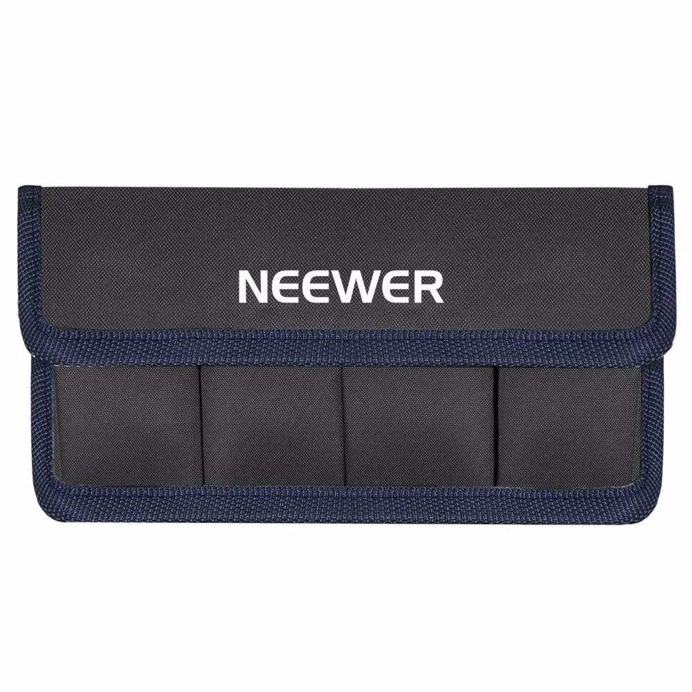 Neewer аккумулятор DSLR сумка держатель чехол для AA Батарея и LP-E6 LP-E8 LP-E10 LP-E12 EN-EL14 EN-EL15 fw50 f550 и многое другое(синий