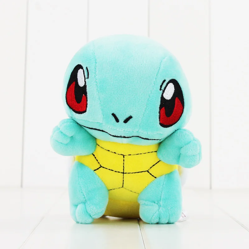 

High Quality 15cm Anime Squirtle Soft Stuffed Plush Toys For Kids Gift