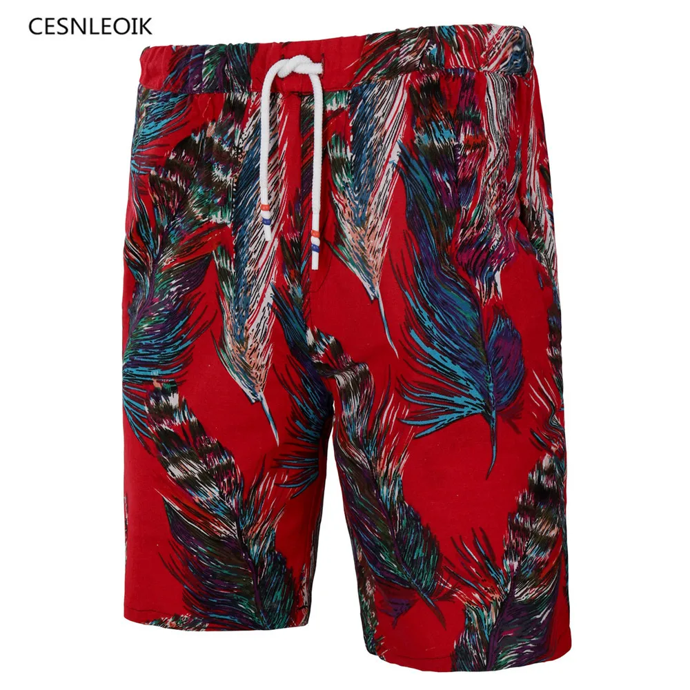 2018 Summer Hot Men Beach Shorts Quick Dry Printing Board Shorts Men M