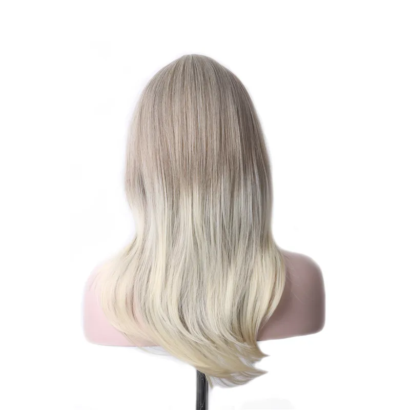 Женский термостойкий синтетический парик, разноцветные парики для косплея с челкой