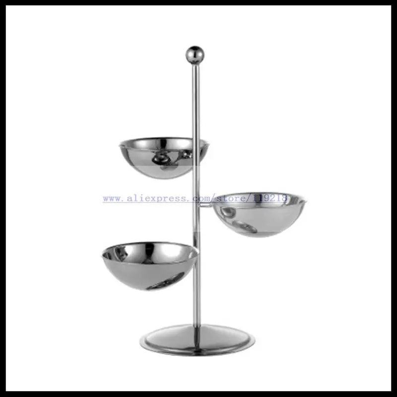 

Bar KTV snack rack fruit plate stainless steel dessert dried fruit plate creative snack plate snack plate fruit tray