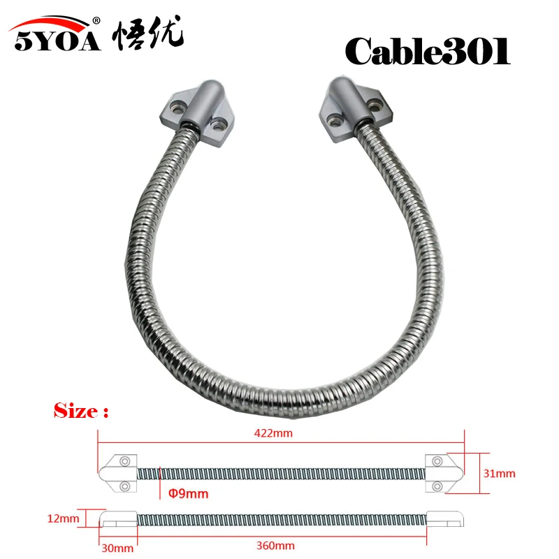 5YOA дверная петля электрическая нержавеющая сталь открытая Монтажная защитная втулка кабельная линия для контроля замок дверной замок