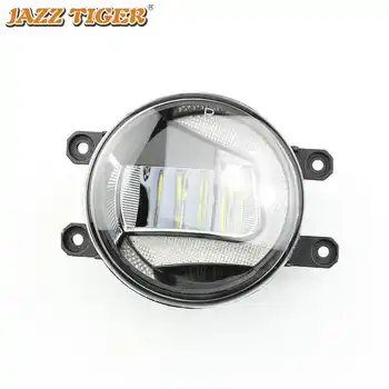 2-in-1 Functions Car LED Daytime Running Light Fog Lamp Projector For Toyota Corolla Camry Highlander RAV4 Fortuner Prius