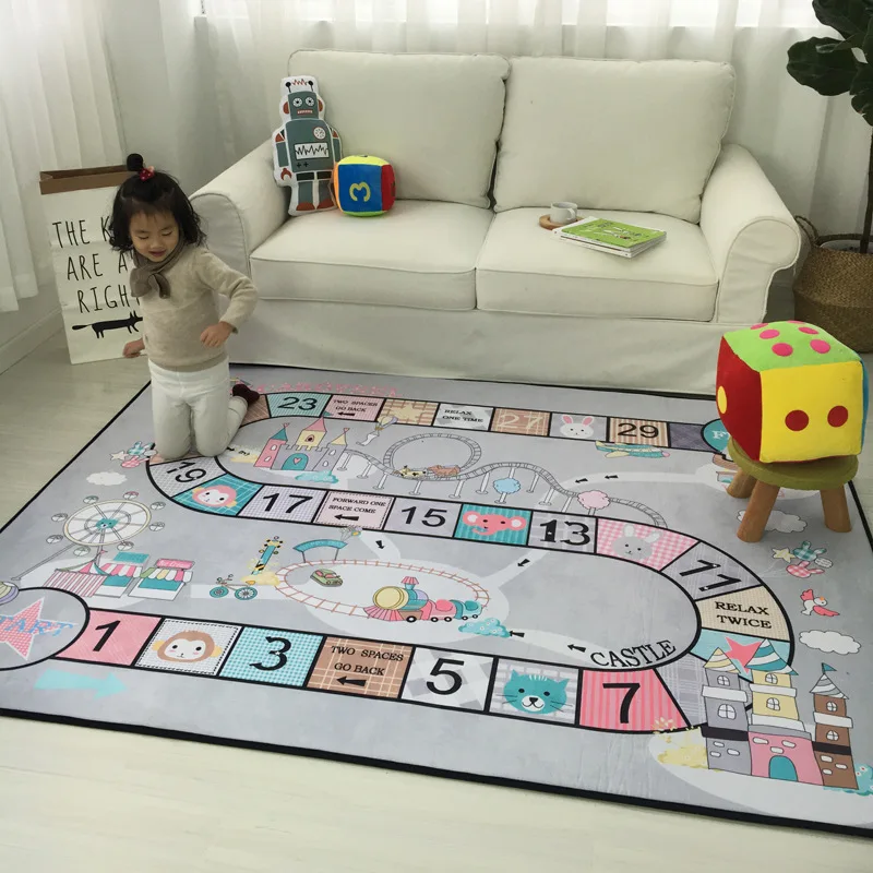 Chil игры Ковры гостиная Дети тренажерный зал Ковры играть в игры Коврики детские игрушки чехол для хранения Организатор ребенка ползать Одеяло Открытый Pad ковры s