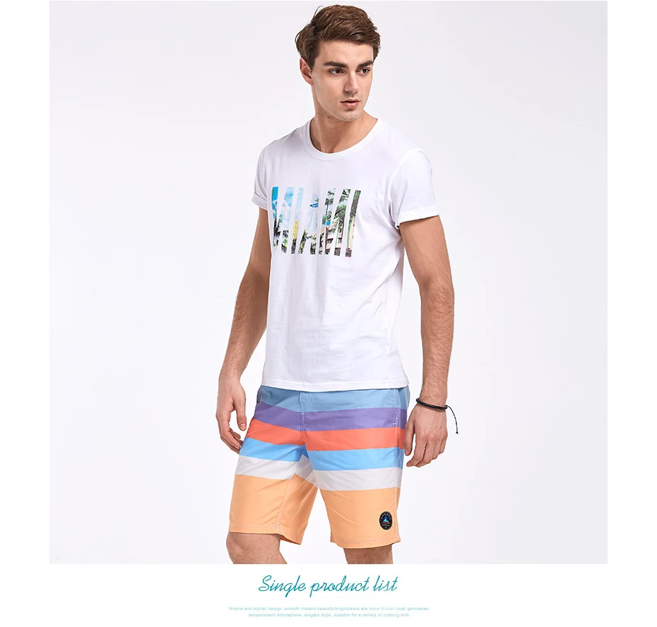 fatos de banho casuais bermuda basculante shorts de secagem rápida tronco