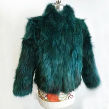 Роскошное пальто из натурального меха енота, стандартный воротник-мандарин, куртка из натурального меха енота,, большой размер, Лидер продаж, мех TSR53