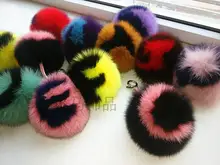 Free shipping fashion Fox fur monster Plush toy Super cute letters Bag Accessory charm small Pendant