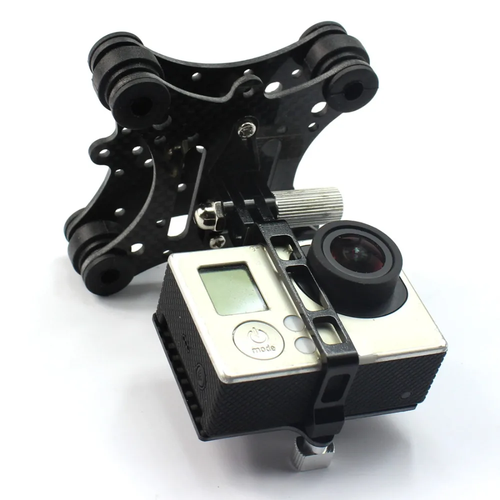 Carbon Fiber Camera Gimbal Mount FPV Damping PTZ for Phantom Quadcopter