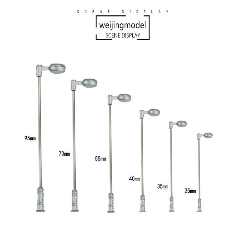 В 2,5 1/500 см Модель свет светодио дный Металл LED 3 в архитектурные модели железной дороги уличного освещения и строительные наборы
