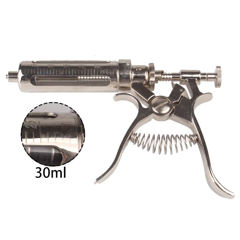 

Veterinaria Syringe Automatic Veterinario Automatique Seringue 10ml 30ml 50ml Vaccin Injectie Injector Varken Seringa Vacina