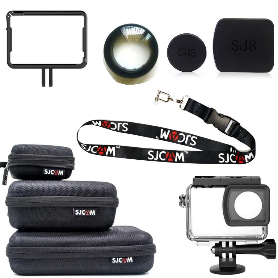 

For Original SJCAM SJ8 Pro/Plus/Air Accessories Lens Cap/Cover/Glass UV Filter/Screen protector Film for SJ8 Action Camera