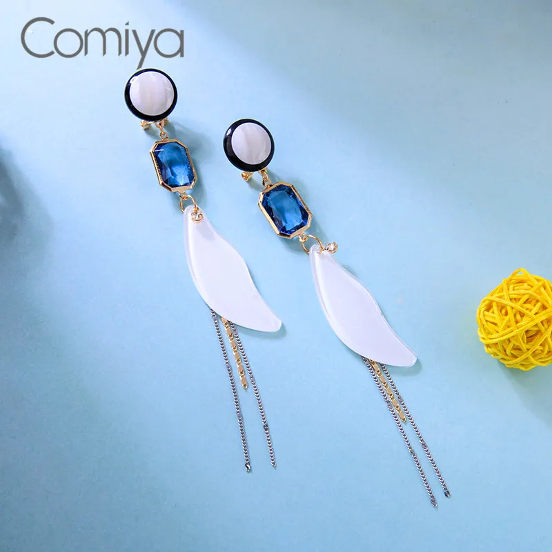 Серьги подвески Comiya этнические богемные серьги корейские модные ювелирные