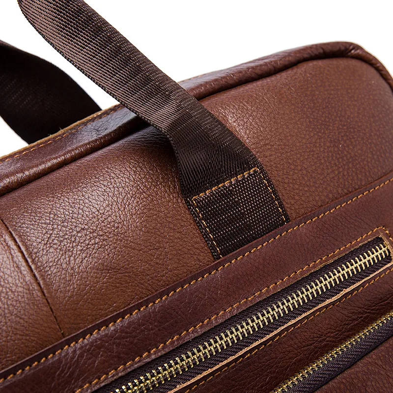 Мужской портфель, сумка из натуральной кожи, мужская деловая сумка для ноутбука, сумка-мессенджер, мужская повседневная сумка на плечо, высокое качество, сумка на молнии