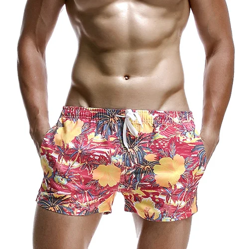 Brand Men Board Beach Shorts Swimwear Bathing Shorts Beachwear Quick Dry Summer Man Bermudas Swimsuit Borardshorts Sportswear - Цвет: 1 coco