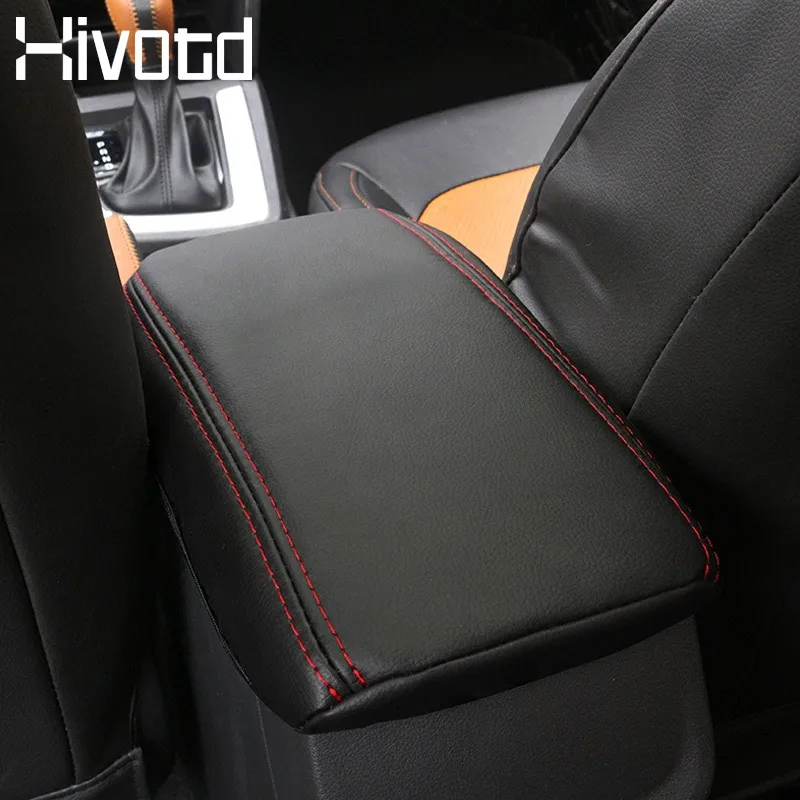 Hivotd для hyundai creta ix25- аксессуары для автомобиля подлокотник коробка крышка центральная консоль защитный чехол из искусственной кожи автомобильный-Стайлинг