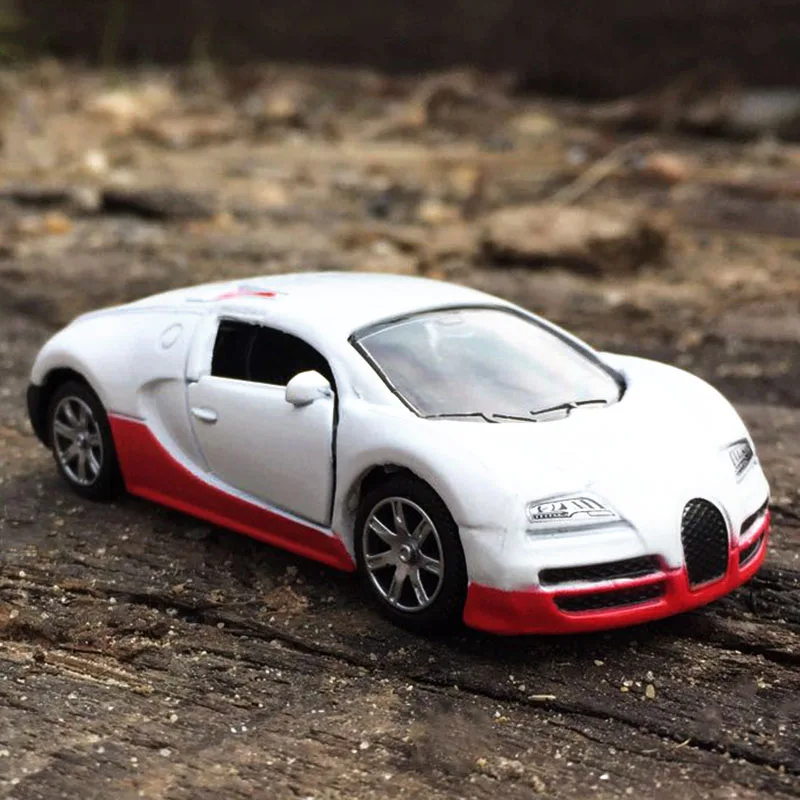 164 Alloy car model kids toys Bugatti Veyron Super sports car Children