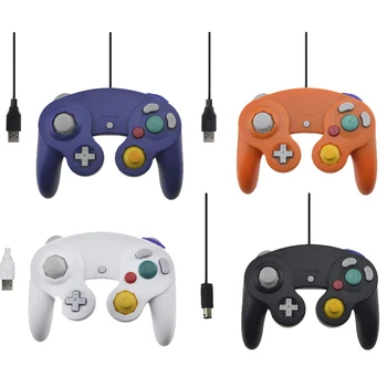 

USB Wired Controller For Nintend Gamecube Console Handheld For NGC Joystick with USB Port For PC For MAC Computer