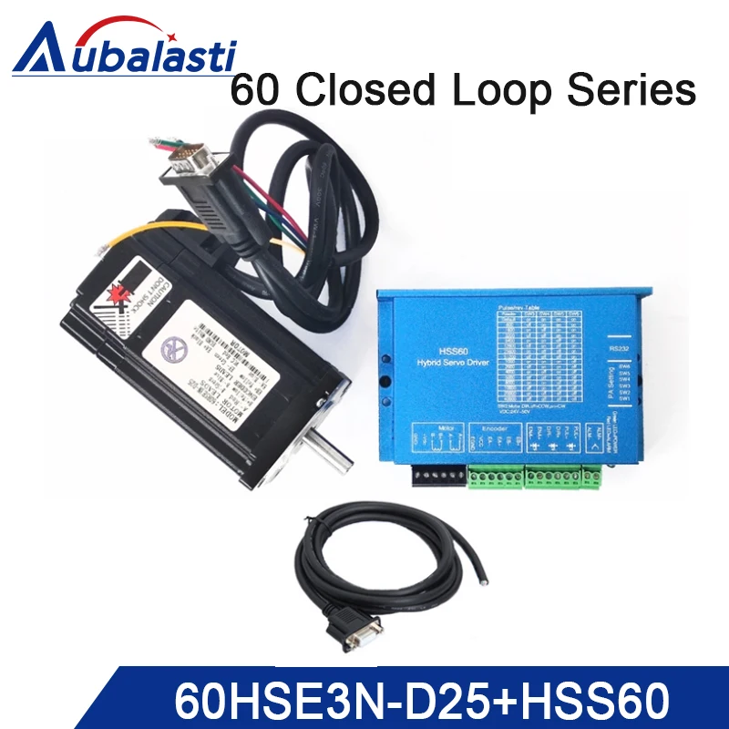 

NAME24 easy servo series motor sets 60 serial 60HSE3N-D25+HSS60 5A closed loop series motor sets