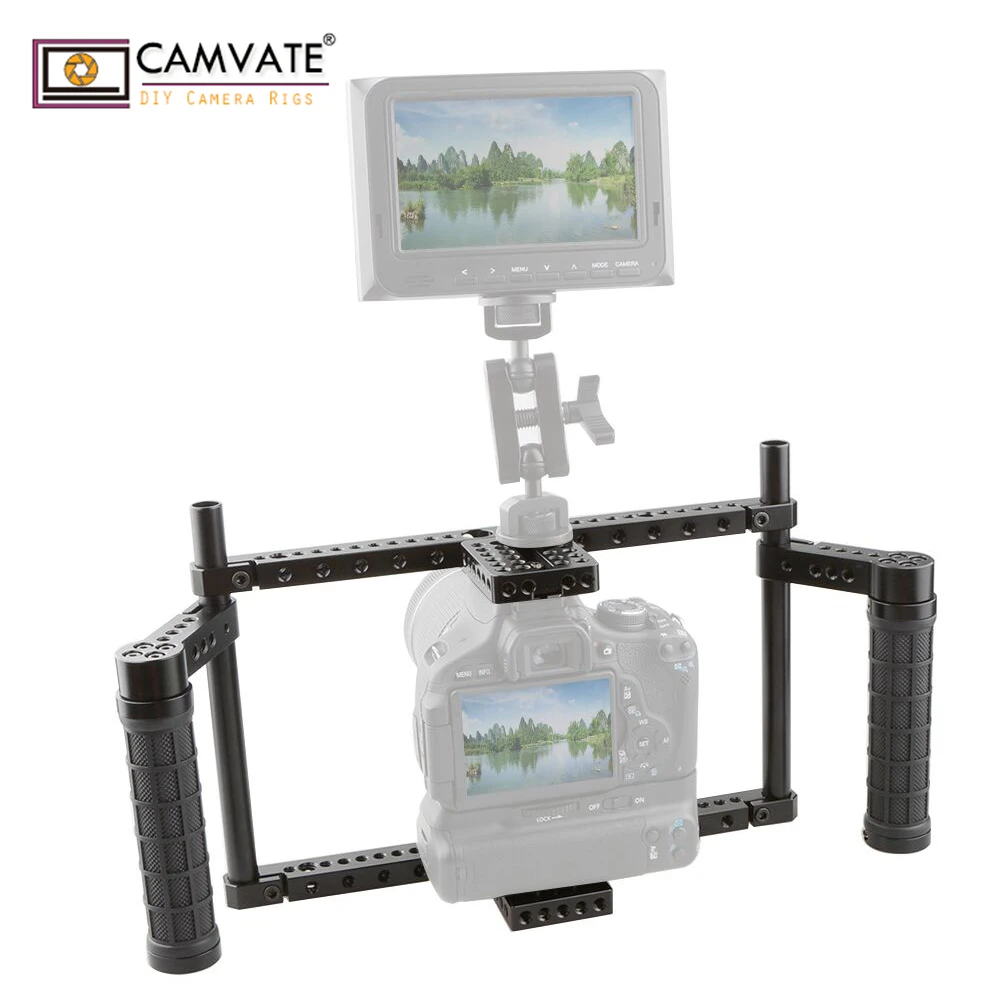 CAMVATE Full-frame Aluminum Alloy Camera Cage With