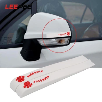

LEEPEE 6pcs/lot Bumper Anti-Scratch Sticker Car Door Guard Protector Rearview Mirror Protection Cover Car Anti-Collision Strip