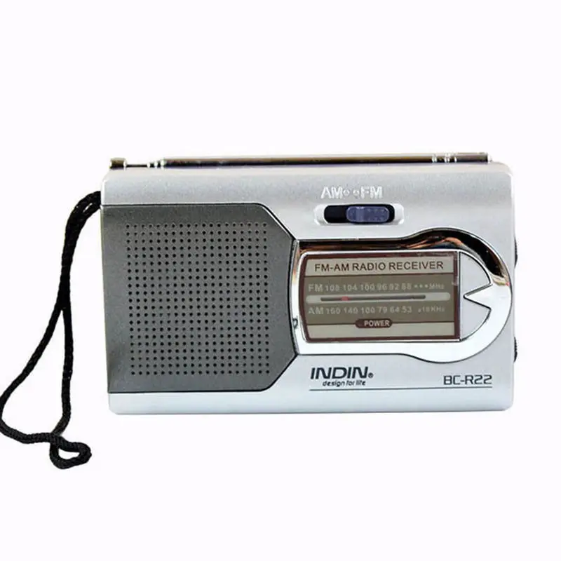 Утренний динамик Walkman плеер BC-R22 портативный AM/FM радио приемник встроенный динамик мини радио подарок на год