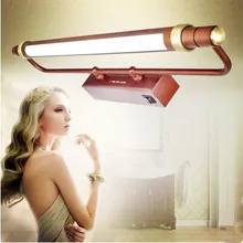 Классический Бронзовый светодиодный зеркальный светильник для ванной комнаты Arandelas винтажный настенный светильник для дома настенное бра для ванной комнаты