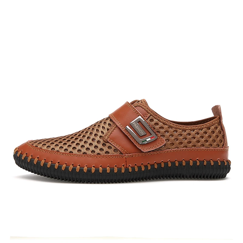 Mocassins Miubu Casual Des À Confortable Hommes Nouveau green Respirant Chaussures gray Mode Conduite De Vente La Brown Chaude Marque qwIAw
