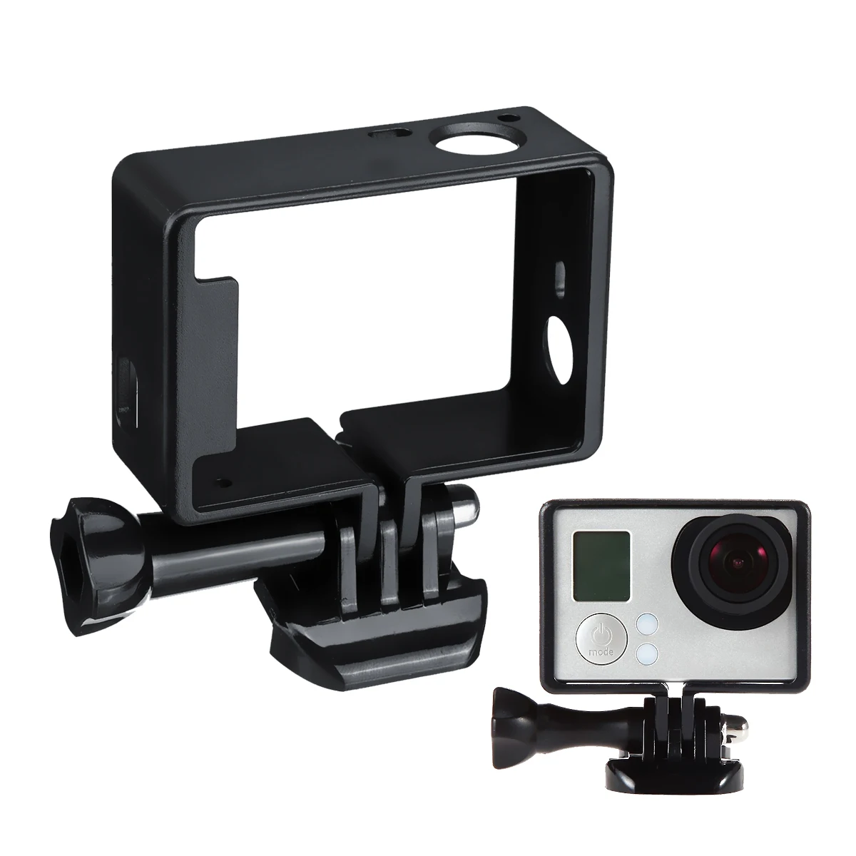 Рамка Корпус случае набор крепежных винтов для GoPro Hero 4 3 3 Plus Спорт Камера аксессуары рамка держатели Защитная крышка объектива Комплект