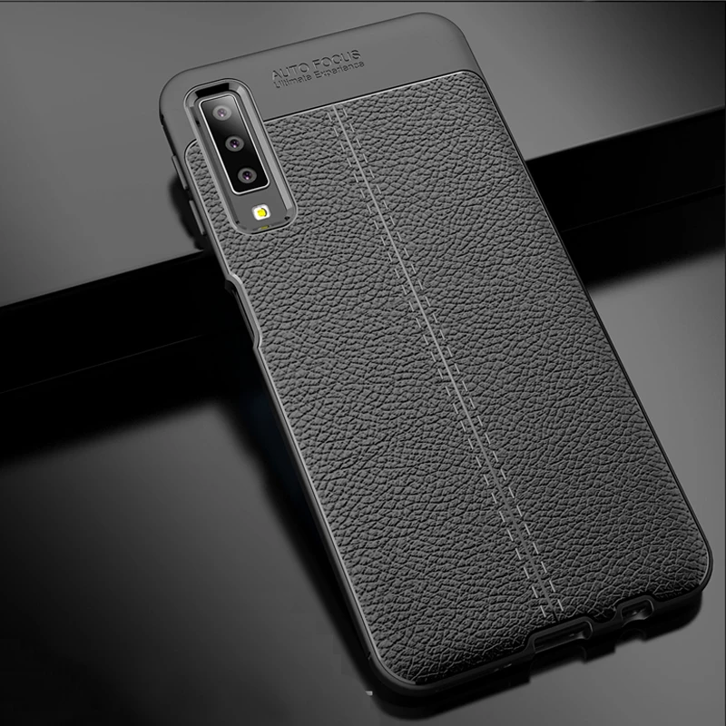 YUETUO кожаный чехол для телефона samsung galaxy a7 2018 a 7 a750 a730 силиконовые