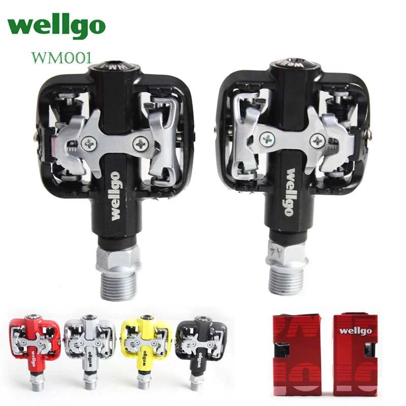 

Wellgo WM001 Bicycle MTB Pedals Self-Locking Clipless Magnesium mountain bike pedal