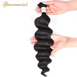 Малайзийские свободные волны волос 100% человеческие волосы пучки волосы remy расширение 1 комплект Дело натуральный цвет можно купить 3/4 s для