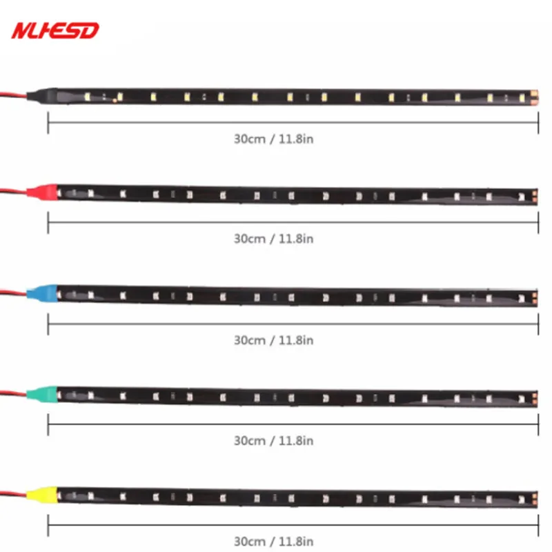 1 шт. 30 см 60 5 светодиодов 3528 SMD полосветильник Гибкая планка под трубкой подсветка