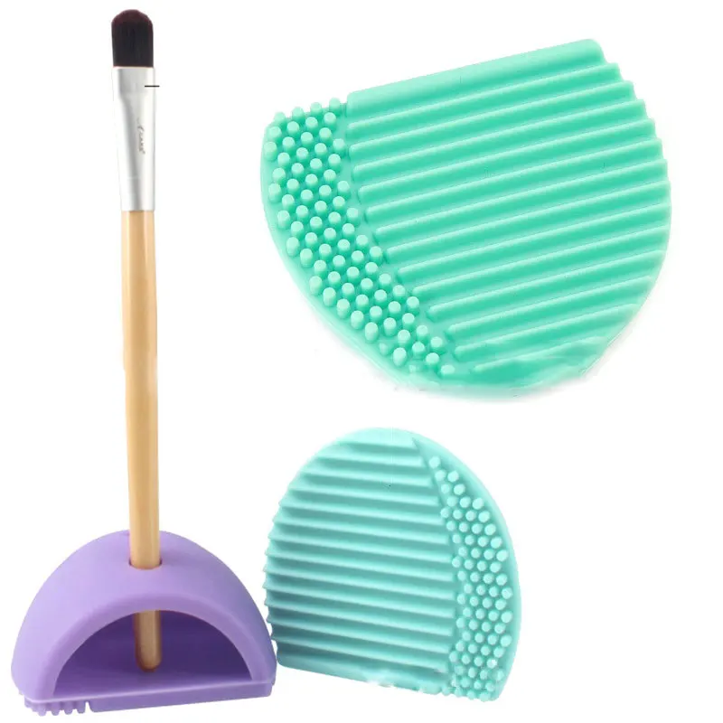 2IN1Silicone щетка для мытья и сушки инструмент мочалка доска макияжа щетки сушка