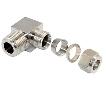 

1/4" to 8mm 5/16" CompressionCard-type Male Thread Elbow Bite Type Fittings Stainless Steel SS304 Double Ferrule Fittings