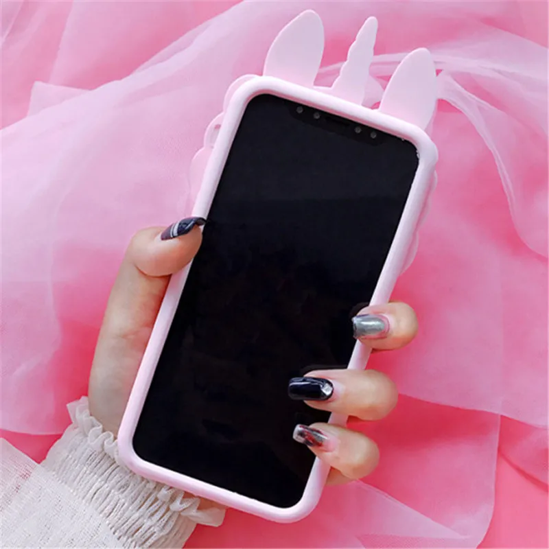 3D Fashion Cartoon Pink Unicorn Soft Silicone Case For Samsung Galaxy S6 S7 Edge S8 PIus J3 J5 J7 2016 2017 Pro Grand Prime silicone cover with s pen