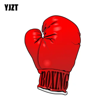 

YJZT 11.4CM*16.2CM CUTE Boxing Glove Decal PVC Car window Sticker 11-00719
