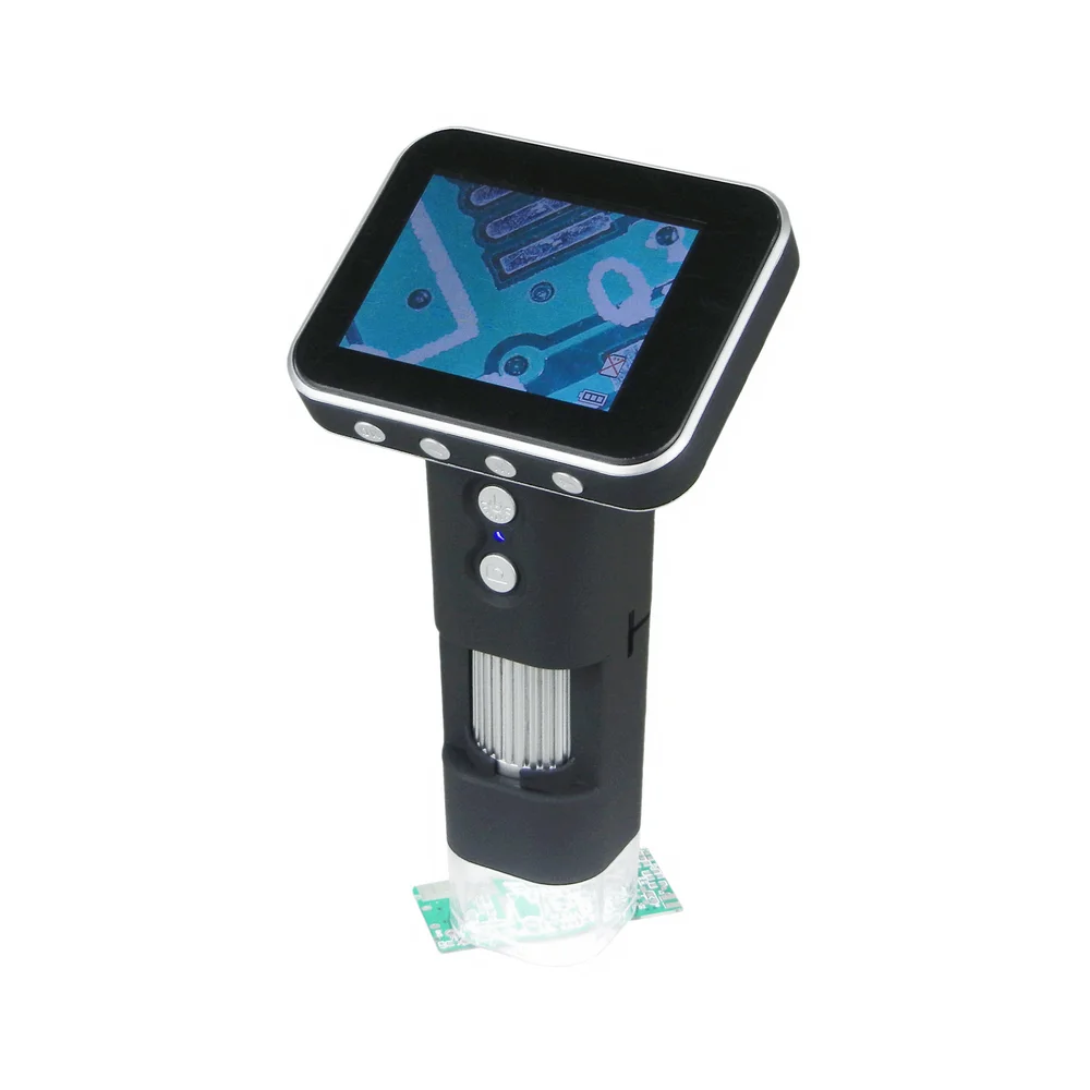 USB Handheld Electronic 500X Microscope with 3.5 Inch HD LED Screen Display & 8 LED Lights Battery Built-in for Precise Measure_7