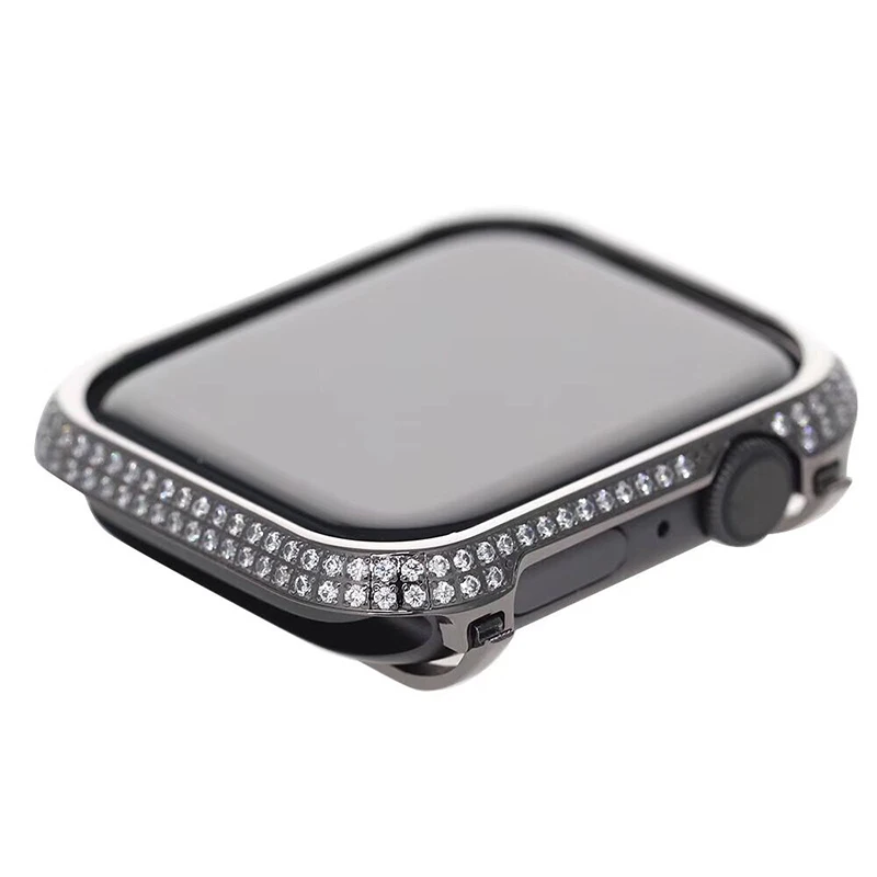 For Apple Watch Series 4 iWatch Luxury Watch Case Hand Made By Crystal Diamond Shell Protect Cover For Apple Watch Series 1 2 3