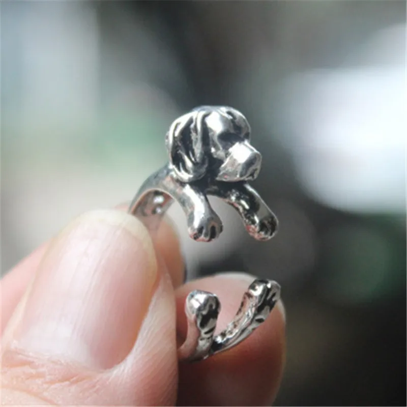 Antique-Silver-Cute-Beagle-Rings-Beagle-Dog-Puppy-Anels-Adjustable-Animal-Rings-for-Women-RONGQING-JZ (2)