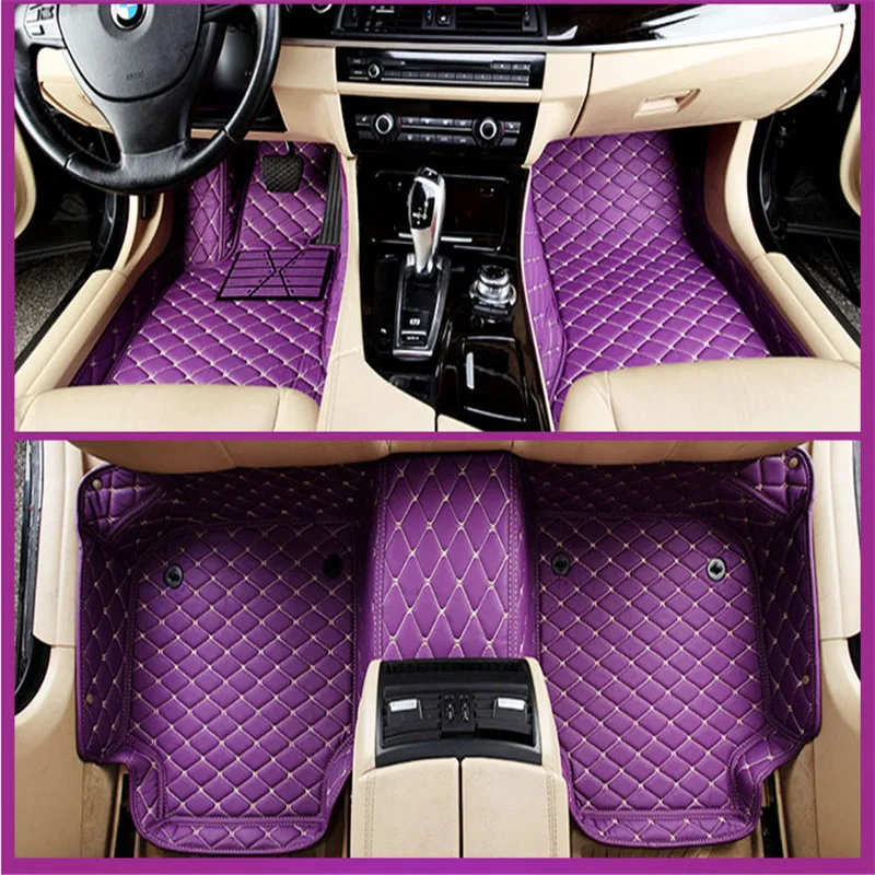 

Car Floor Mats Covers top grade anti-scratch fire resistant durable waterproof 5D leather mat for toyota,Camry,Corolla,Styling