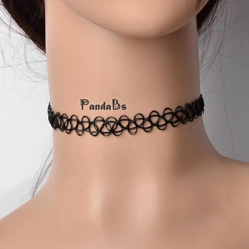 Wild Passionate Sex Tattoo Nylon Choker