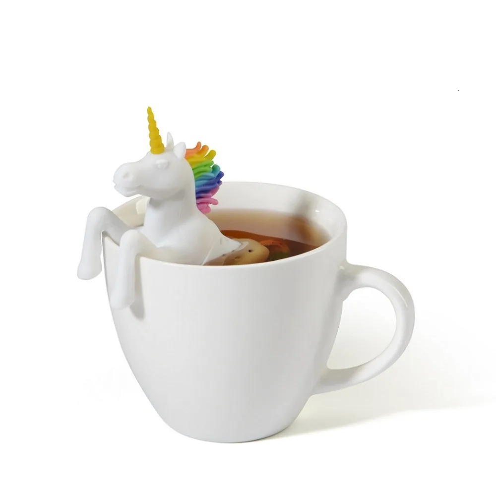 Tea infuser MOFUNYO Food-Grade Unicorn shape Silicone Strainers Filter