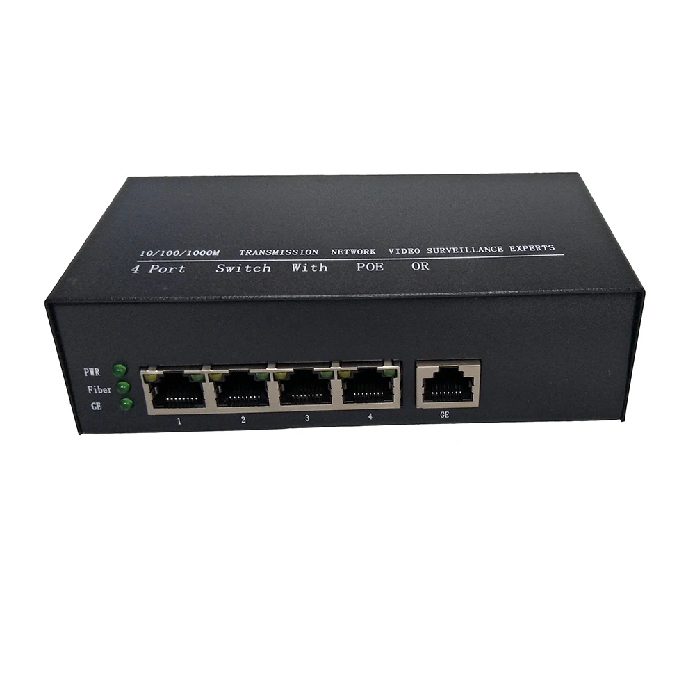 4ch POE коммутатор 4 порта 1000 Мбит/с + 1ch м uplink Power Over Ethernet IEEE802.3af для IPCamera сетевой VoIP