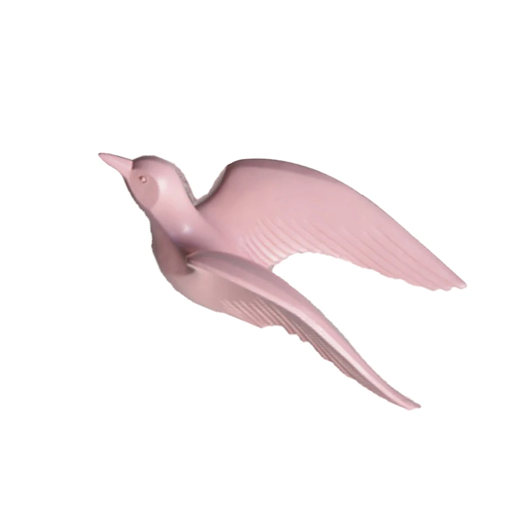 3D Resin Flying Seagull Birds Crafts Wall Art Sculpture Living Room Bedroom Wall Hanging Decoration