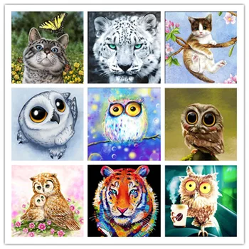 

5D Diamond Painting Mosaic Cartoon Cute pet Animals Handmade Diamond Cross stitch Set Diamond Embroidery Office decorations